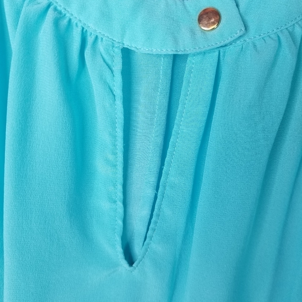 Lilly Pulitzer silk rohan tank shorely blue - Picture 10 of 10